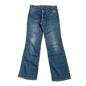 Vintage Levi's Orange Tab Bell Bottom Jeans Size Size 32x31 70s Flare